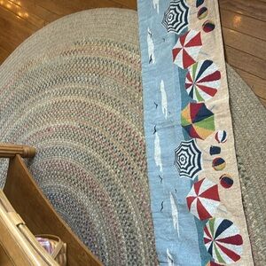 Beach Theme Window Valance 52"
